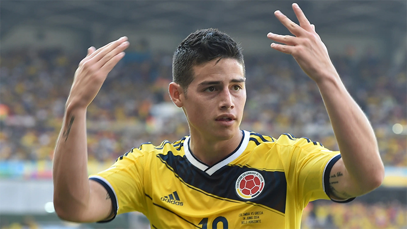 James Rodriguez được đánh giá là cầu thủ đẹp trai nhất mọi thời đại